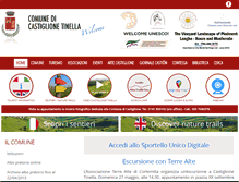 Tablet Screenshot of comunecastiglionetinella.it